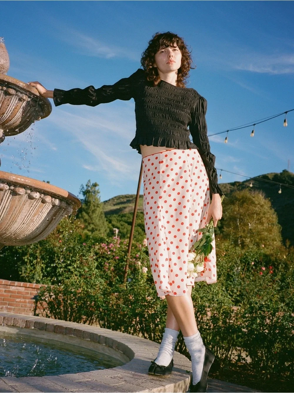 NWT Lisa Says Gah Amora Skirt in Scarlett Dot | XL